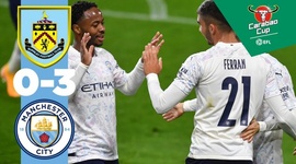 League Cup: Burnley 0 - 3 Man City (2020-2021)