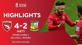 FA Cup: Morecambe 4 - 2 a.p Solihull Moors (2020-2021)