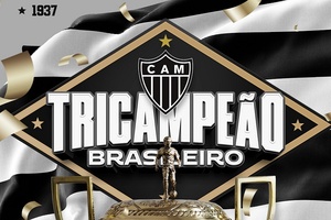 Confederação brasileira reconhece Atlético Mineiro como primeiro campeão nacional