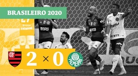 Brasileirão: Flamengo 2 - 0 Palmeiras (2020)