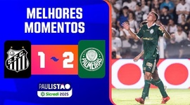 Campeonato Paulista: Santos 1 - 2 Palmeiras (2025)