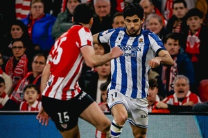 Real Sociedad adianta-se nas meias-finais da Taça do Rei com triunfo em Bilbau