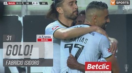 Liga Portugal Betclic: Farense vs Rio Ave, Golo 1-0 Fabrício Isidoro (2023-2024)