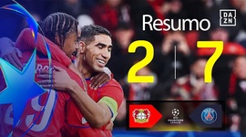 Liga Campeões: Leverkusen 2 - 7 PSG (2025-2026)