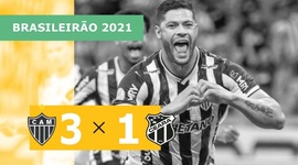 Brasileirão: Atlético-MG 3 - 1 Ceará (2021)