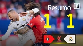 La Liga: Osasuna 1 - 1 Real Madrid (2024-2025)