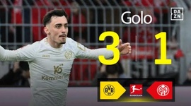 Bundesliga: Dortmund vs Mainz, Golo 3-1 Nebel (2024-2025)