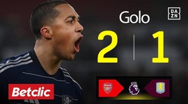 Premier League: Arsenal vs Aston Villa, Golo 2-1 Tielemans (2024-2025)
