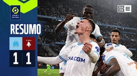 Ligue 1: Marseille 1 - 1 Metz (2023-2024)