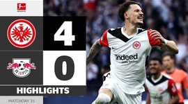 Bundesliga: Frankfurt 4 - 0 RB Leipzig (2024-2025)