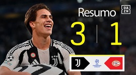 Liga Campeões: Juventus 3 - 1 PSV (2024-2025)