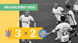 Brasileirão: Corinthians 3 - 2 Bahia (2020)