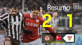 Bundesliga: FC St. Pauli 2 - 1 Estugarda (2025-2026)