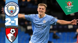 League Cup: Man City 2 - 1 AFC Bournemouth (2020-2021)