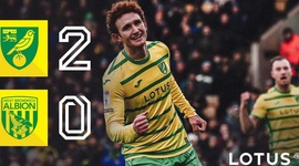 Championship: Norwich 2 - 0 WBA (2023-2024)