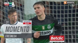 Liga Portugal Betclic: Sporting vs Famalicão, Jogada Fresneda, 31' (2024-2025)
