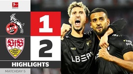 Bundesliga: FC Koln 1 - 2 Estugarda (2025-2026)