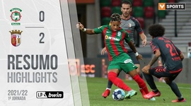 Liga Portugal Bwin: Marítimo 0 - 2 Sp. Braga (2021-2022)