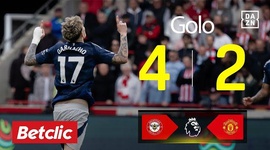 Premier League: Brentford vs Man Utd, Golo 4-2 Garnacho (2024-2025)