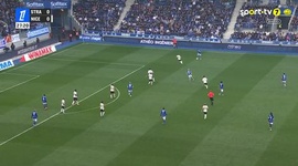 Ligue 1: Strasbourg vs Nice, Golo 1-0 M. Godo (2025-2026)