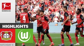 Bundesliga: Leverkusen 4 - 3 VfL Wolfsburg (2024-2025)