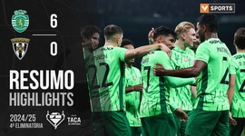 Taça de Portugal Generali Tranquilidade: Sporting 6 - 0 Amarante (2024-2025)