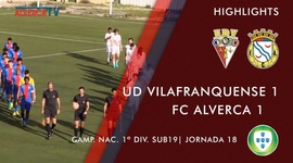 Juniores A S19 I Divisão: Vilafranquense 1 - 1 Alverca (2022-2023)