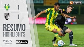 Liga Portugal Bwin: Tondela 1 - 1 V. Guimarães (2021-2022)