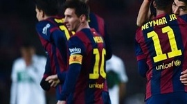 Copa del Rey: Barcelona 5 - 0 Elche (2014-2015)