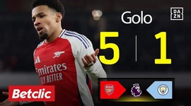 Premier League: Arsenal vs Man City, Golo 5-1 Nwaneri (2024-2025)