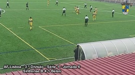 III Divisão AF Lisboa: Sintrense 4 - 1 Belas (2019-2020)