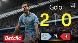 Premier League: Man City vs AFC Bournemouth, Golo 2-0 Bernardo (2024-2025)