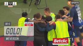 Liga Portugal Betclic: Benfica vs Arouca, Golo 2-2 Weverson (2024-2025)