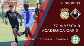 Juniores A S19 I Divisão: Alverca 0 - 0 Académica (2022-2023)