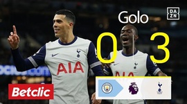 Premier League: Man City vs Tottenham, Golo 0-3 Pedro Porro (2024-2025)