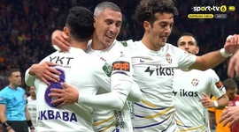 Super Ligi: Galatasaray vs Eyüpspor, Golo 0-1 E. Akbaba (2024-2025)