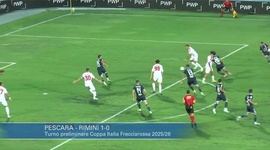 Coppa Italia: Pescara Calcio 1 - 0 Rimini Calcio (2025-2026)