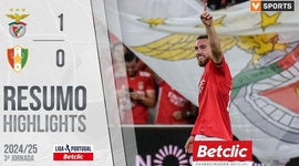Liga Portugal Betclic: Benfica 1 - 0 CF Estrela Amadora (2024-2025)