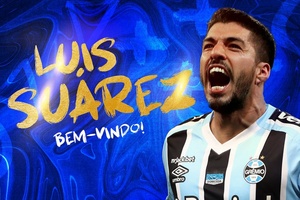Mercado: Uruguaio Luis Suárez assinou com os brasileiros do Grêmio por duas temporadas