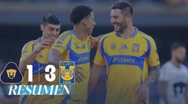 Liga MX: Pumas 1 - 3 Tigres (2024-2025)