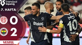 Super Ligi: Antalyaspor 0 - 2 Fenerbahce (2024-2025)