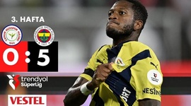 Super Ligi: Rizespor 0 - 5 Fenerbahce (2024-2025)