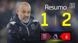 Premier League: West Ham 1 - 2 Nottingham Forest (2025-2026)