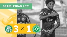 Brasileirão: Palmeiras 3 - 1 Chapecoense (2021)