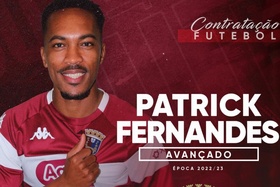 Mercado: Avançado Patrick Fernandes é reforço Torreense