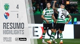 Liga Portugal Bwin: Sporting 4 - 1 Gil Vicente (2021-2022)