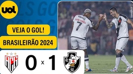 Brasileirão: Atlético-GO 0 - 1 Vasco (2024)
