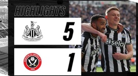 Premier League: Newcastle 5 - 1 Sheffield Utd (2023-2024)
