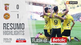 Liga Portugal Betclic: Sp. Braga 0 - 1 Nacional (2025-2026)