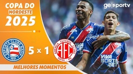 Copa do Nordeste: Bahia 5 - 1 América-RN (2025)